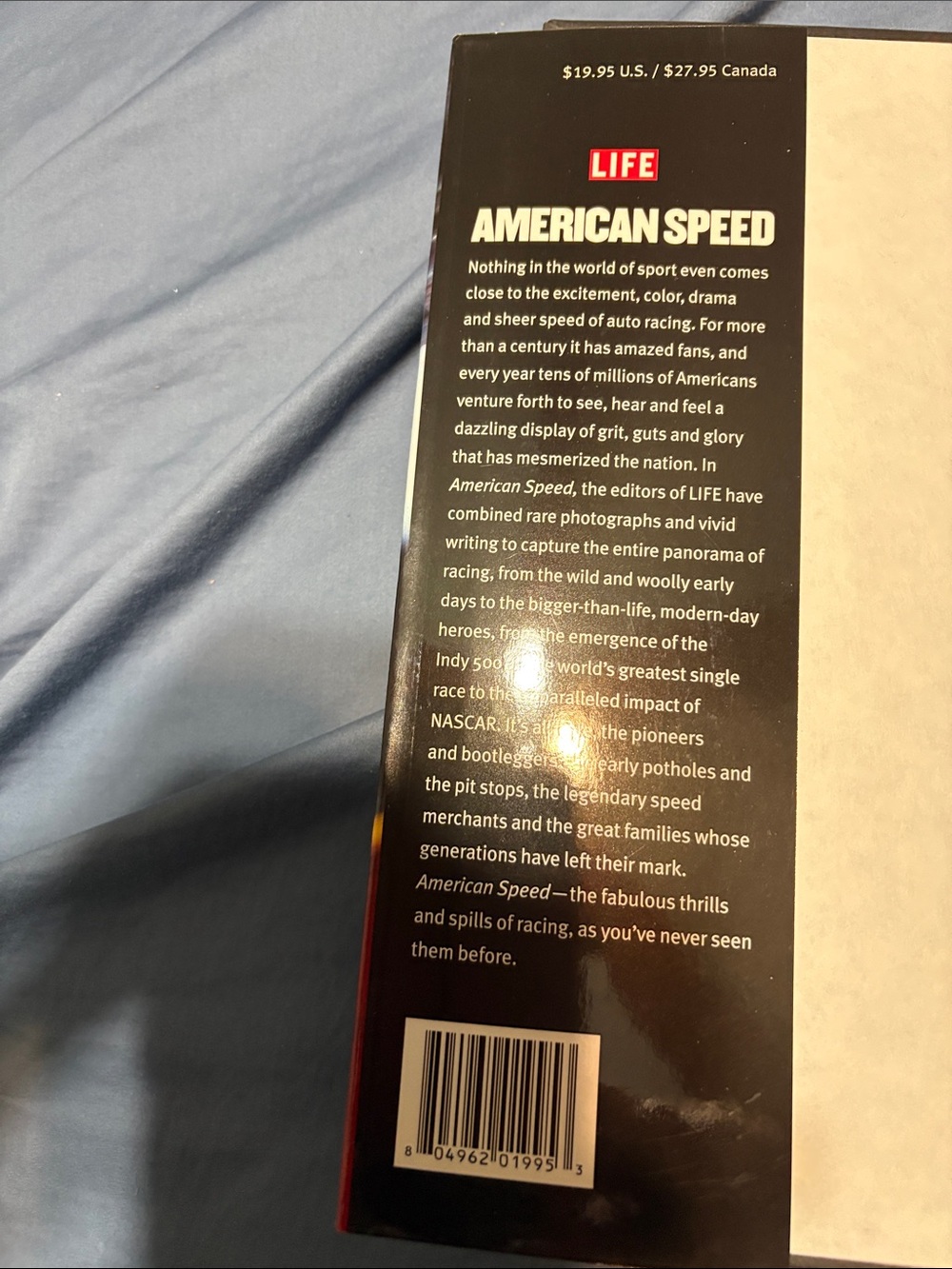 American Speed Hardcover Notebook - Blue, Red, Black - Picture 4 of 11